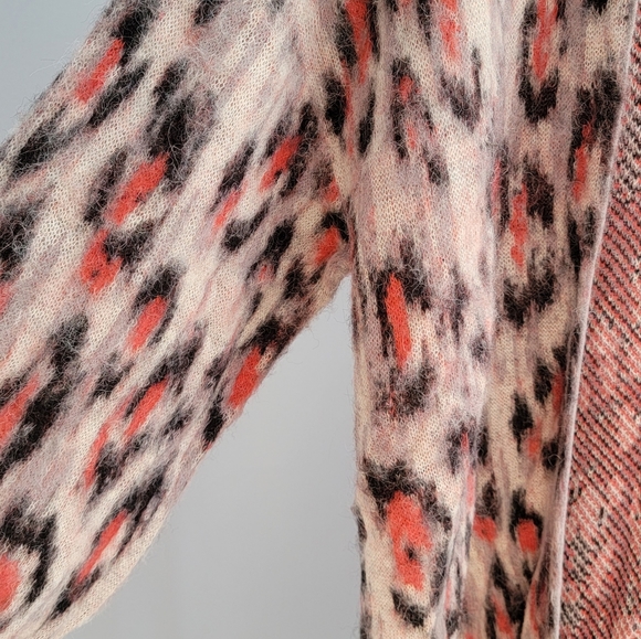 Anthropologie Zoey Leopard Cardigan size MP - Picture 12 of 15